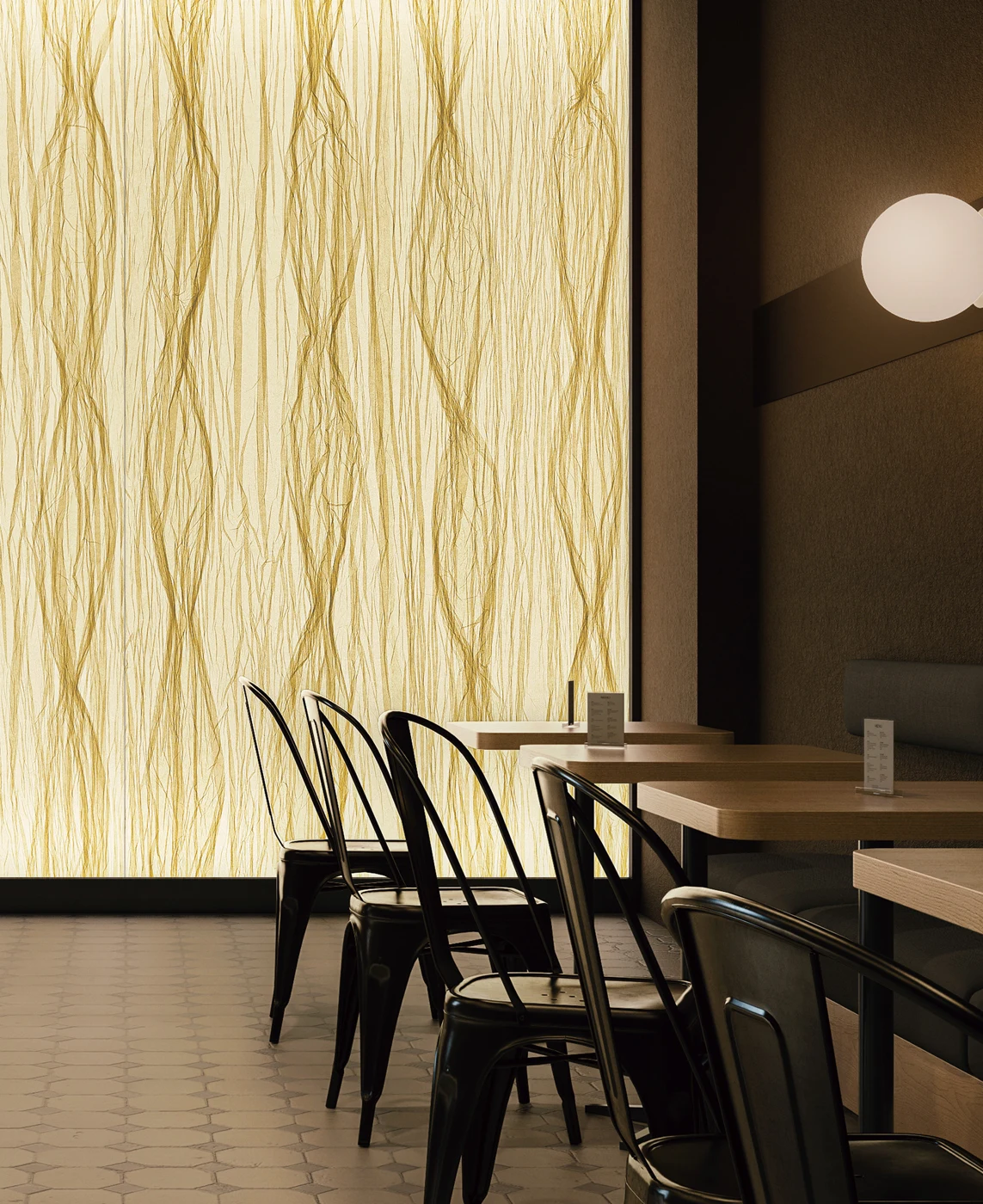 Bold vertical waves
