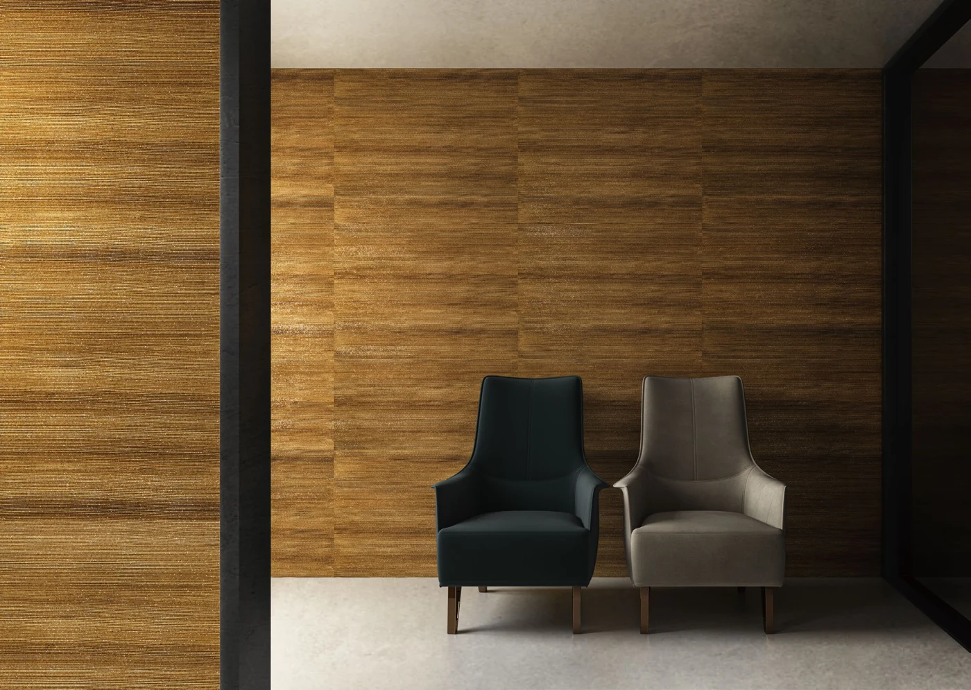 Warm layered texture