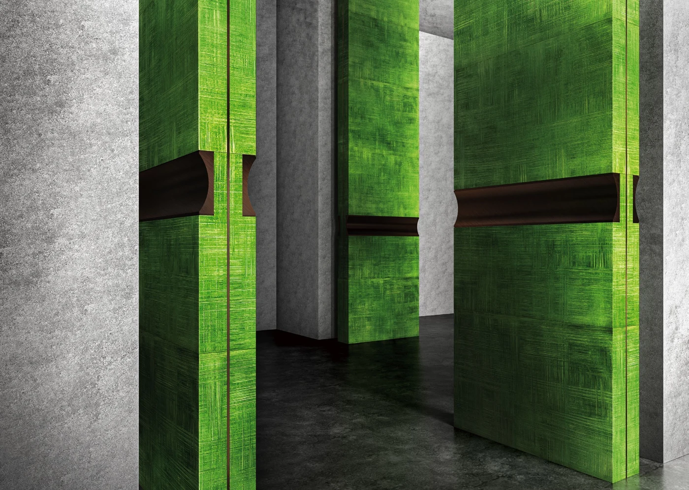Vertical colour fields