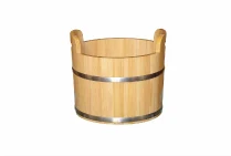 Foot baths · Sawara Double-Handled Foot Bath Pail (Clear Paint)