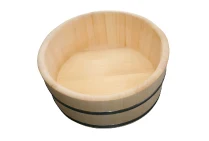 Foot baths · Hinoki Barrel Type Foot Bath Tub